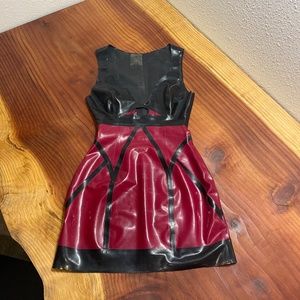 abigail Greydanas latex dress